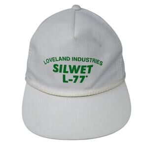 Loveland Industries Silwet L-77 Snapback Hat White One Size Adjustable Rope
